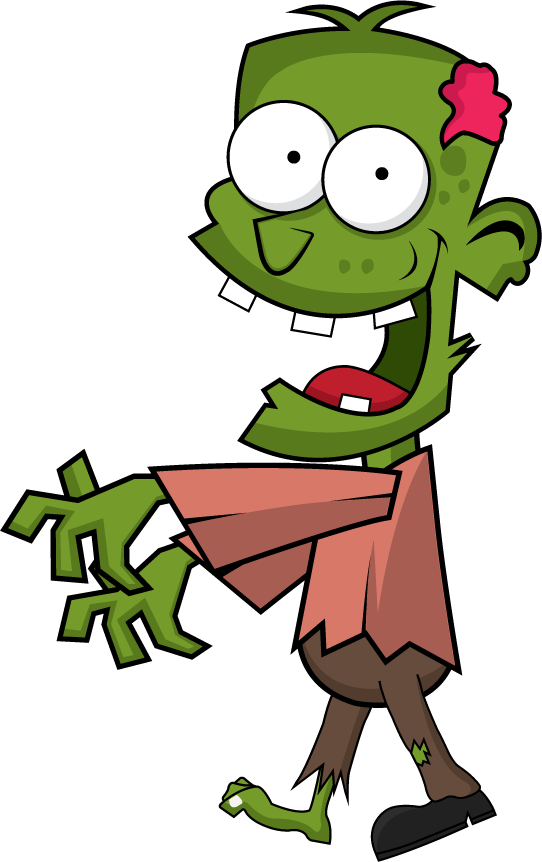 Cartoon Zombie Character Walking.png