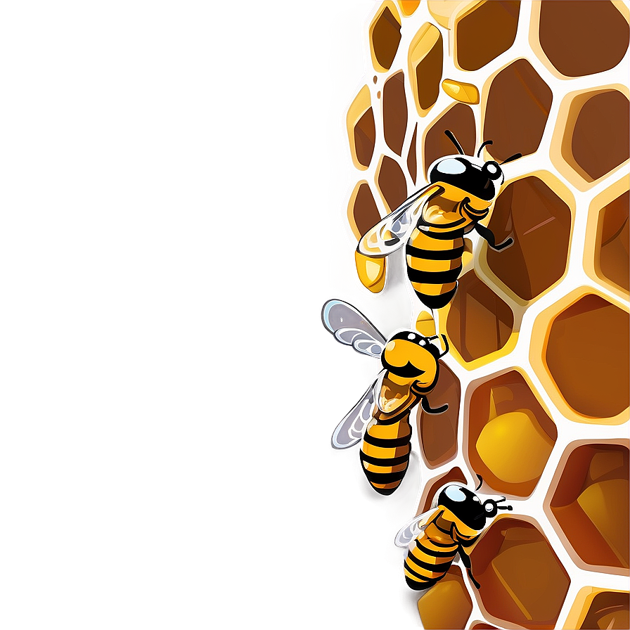 Cartoonish Honey Hive Png 43