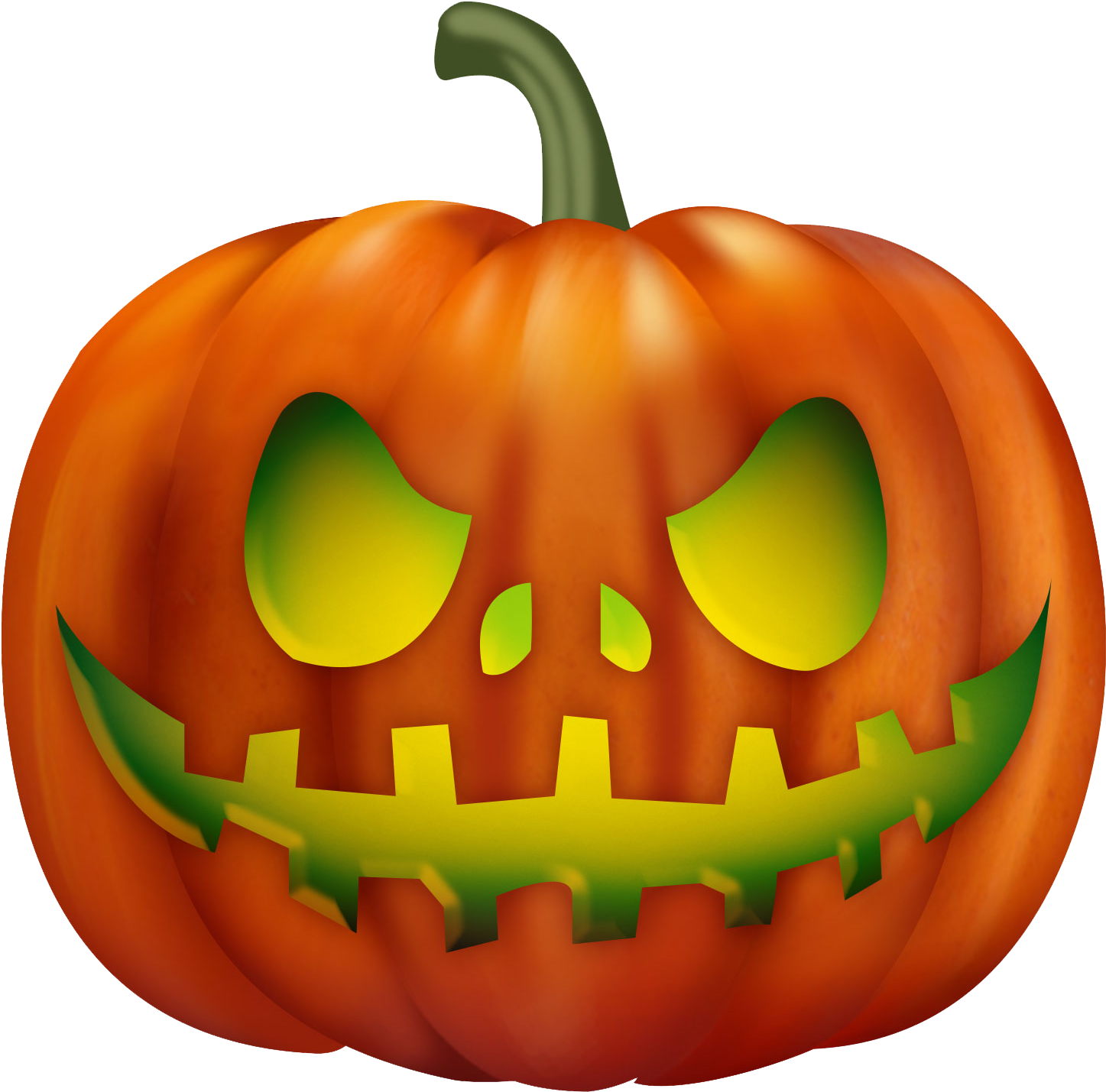 Carved Halloween Pumpkin Graphic