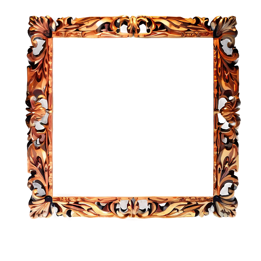 Carved Ornate Frame Png Gdk13