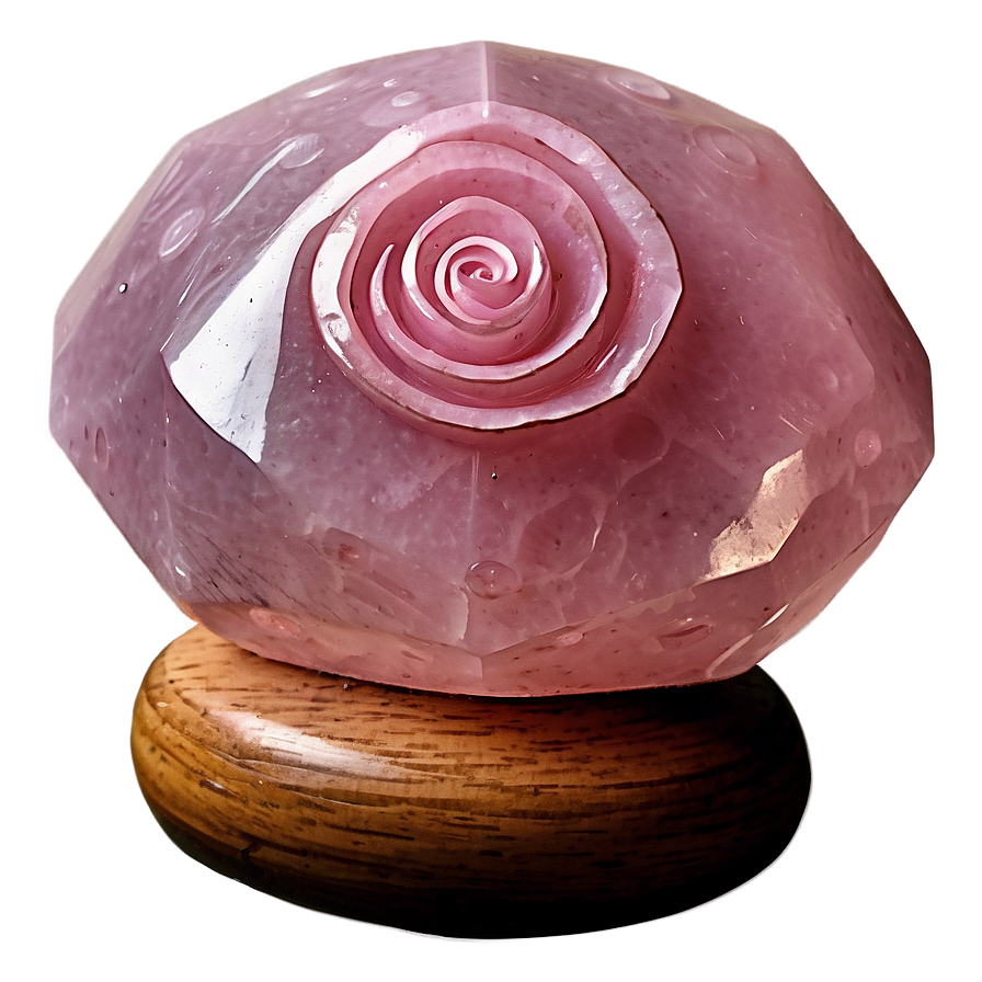 Carved Rose Quartz Figurine Png 06272024