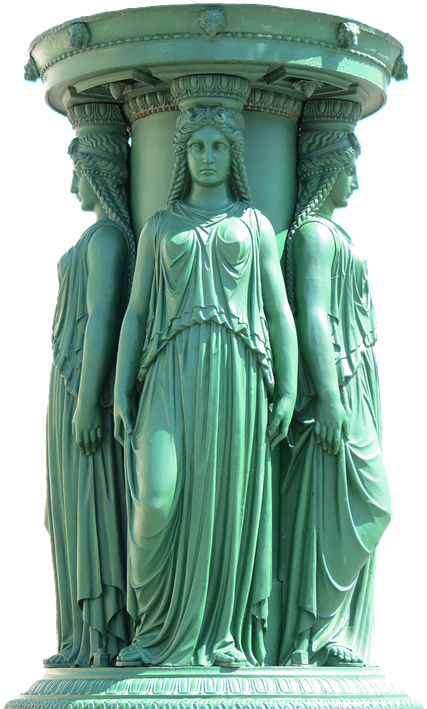 Caryatid Column Sculpture