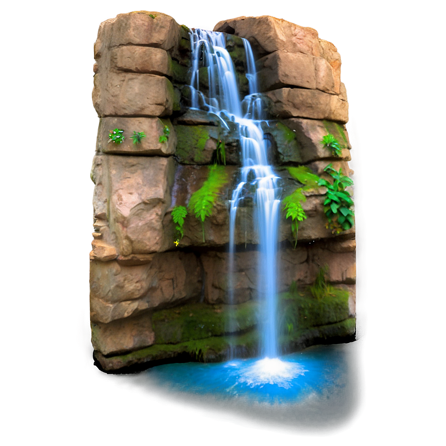 Cascading Waterfall Png Jet