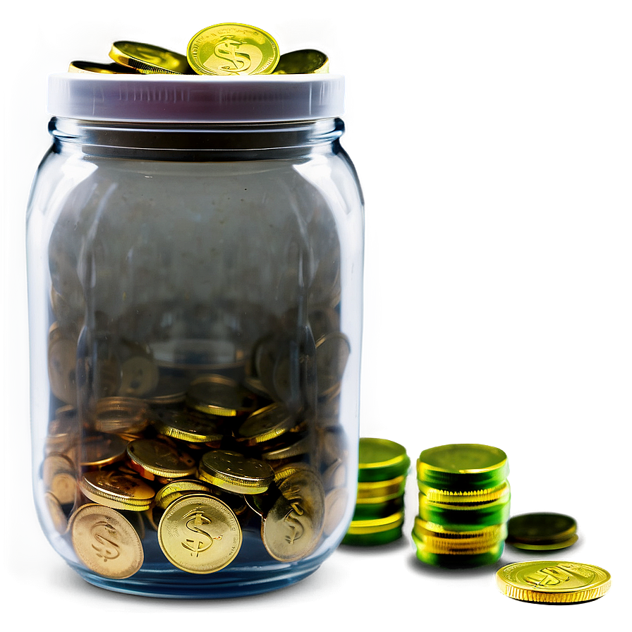 Cash Savings Jar Png Pto