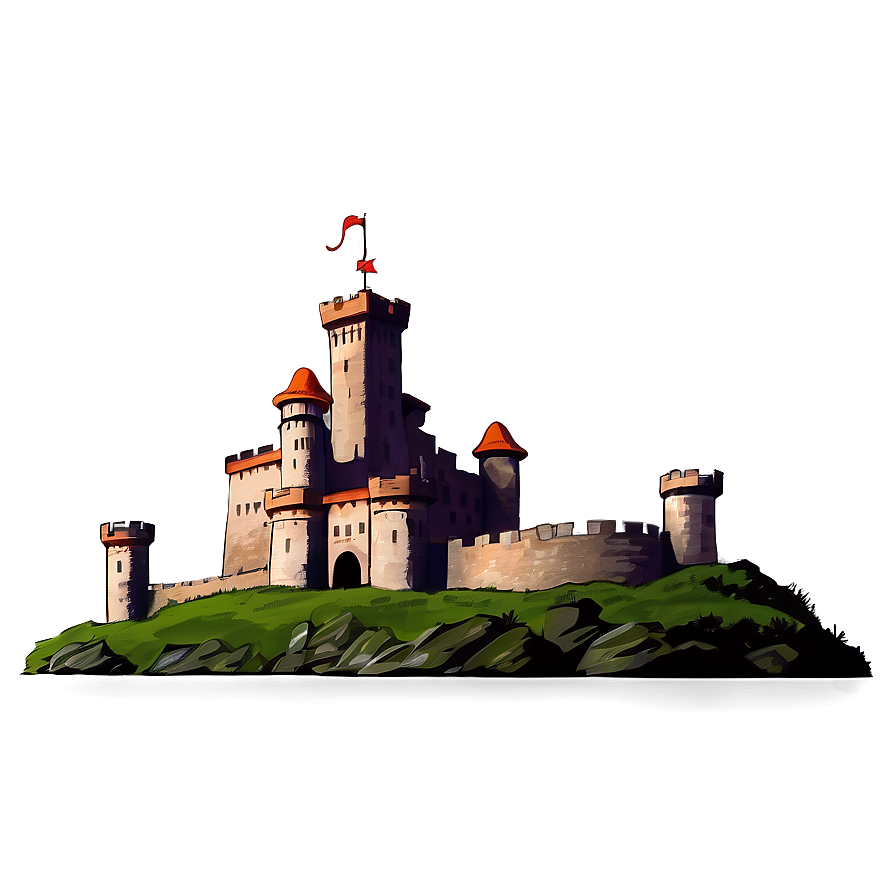 Castle At Dawn Png Esf39