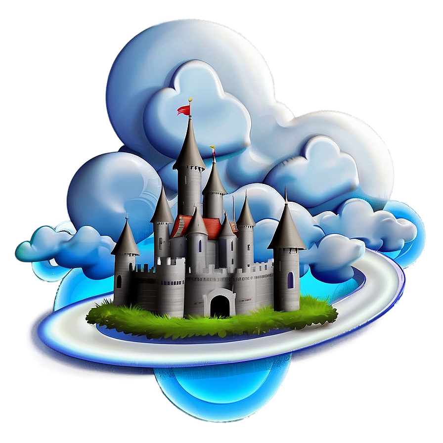 Castle In Clouds Png 05032024