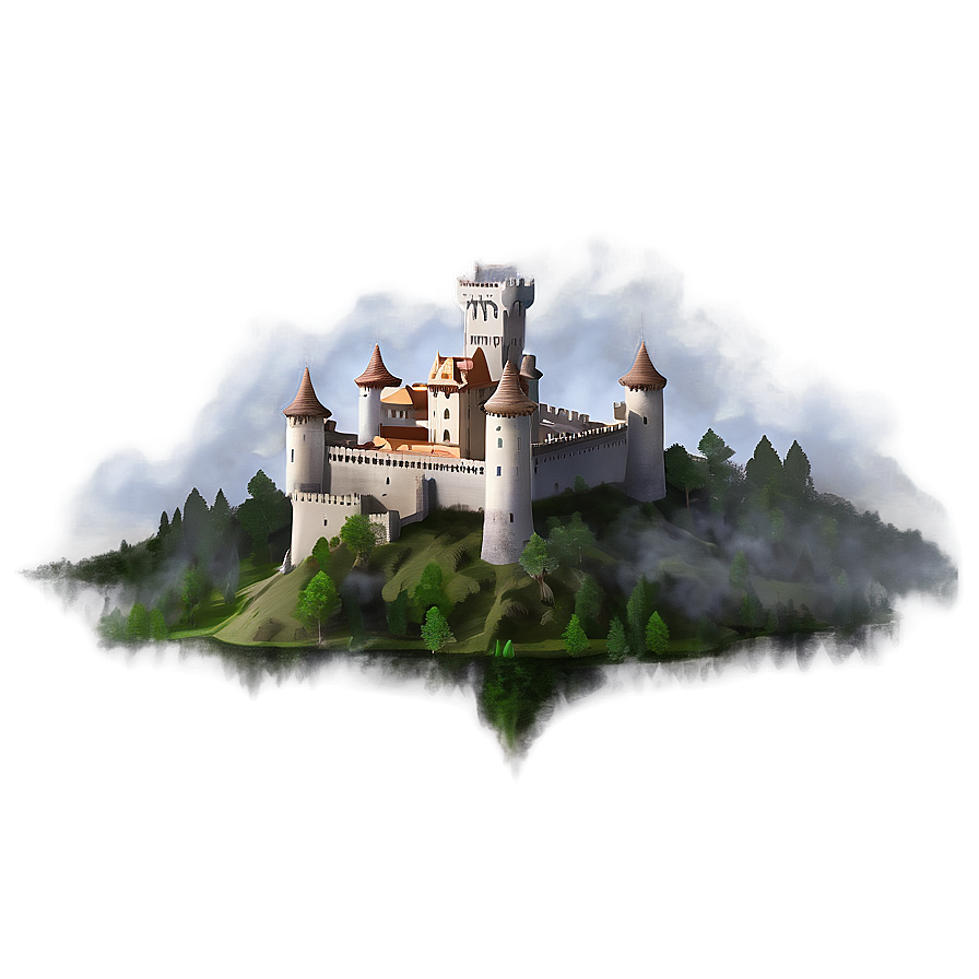 Castle In Fog Png Ycy25