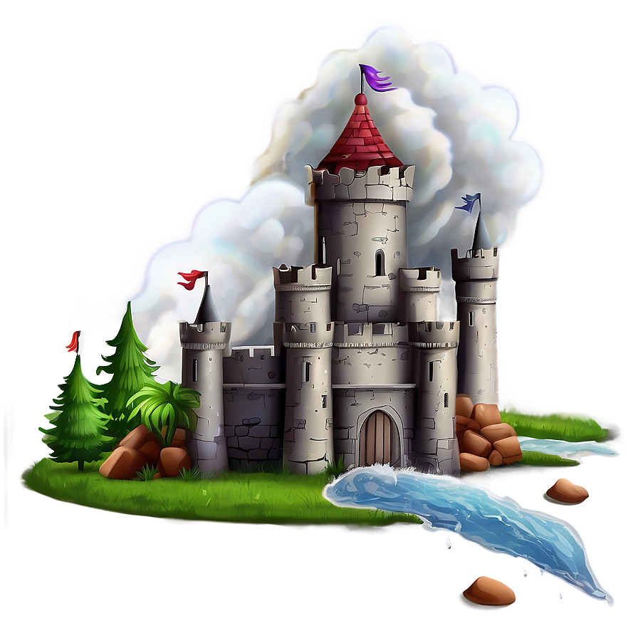 Castle In Storm Png 83