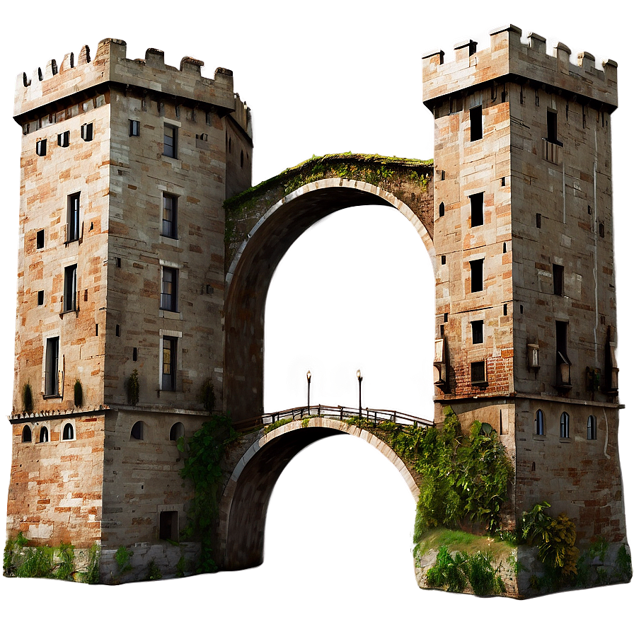 Castle With Bridge Png 8