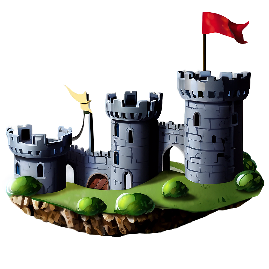 Castle With Knights Png Ixy