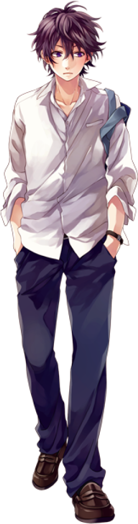 Casual Anime Boy Body Pillow Design