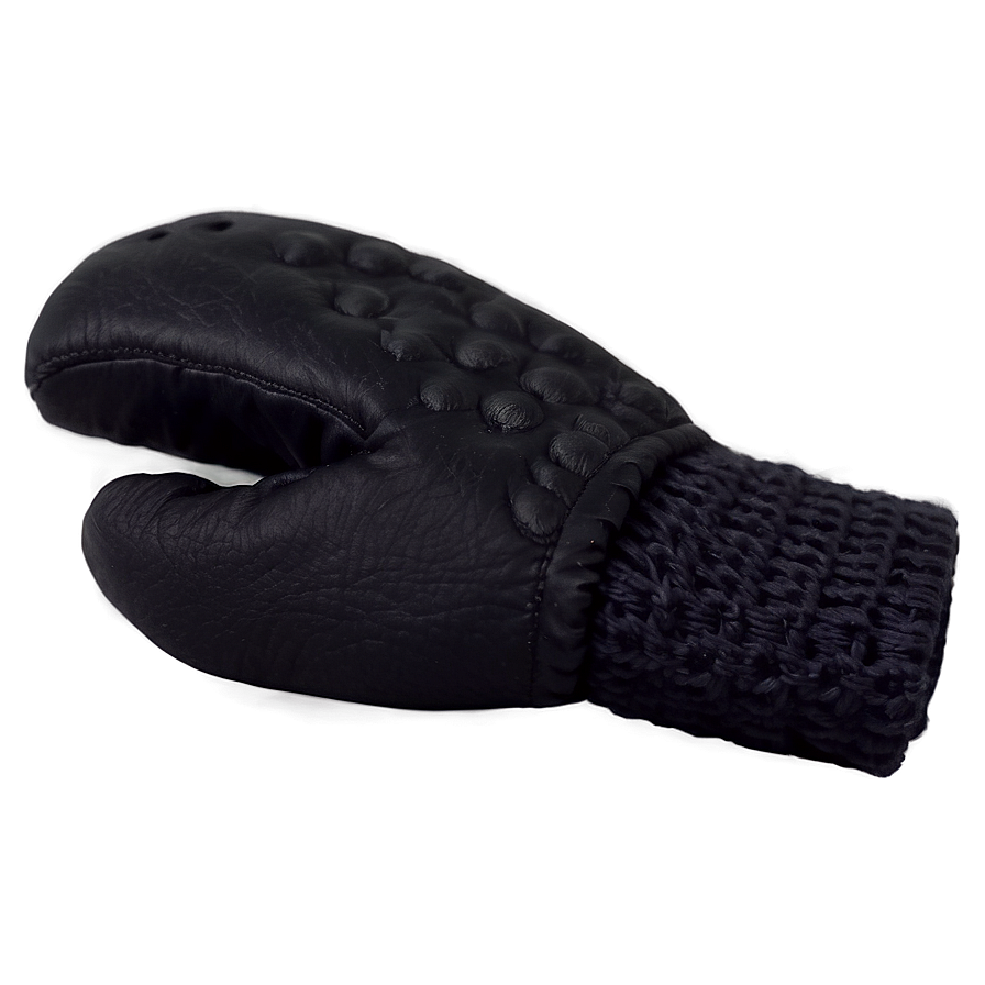 Casual Black Mittens Png 06282024