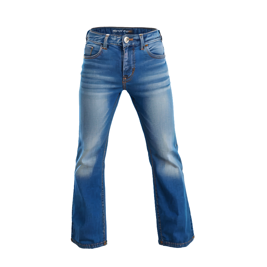 Casual Blue Denim Pants Png Hmb53