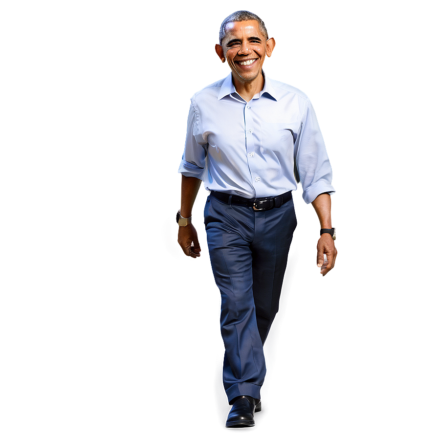 Casual Obama Png Wic40