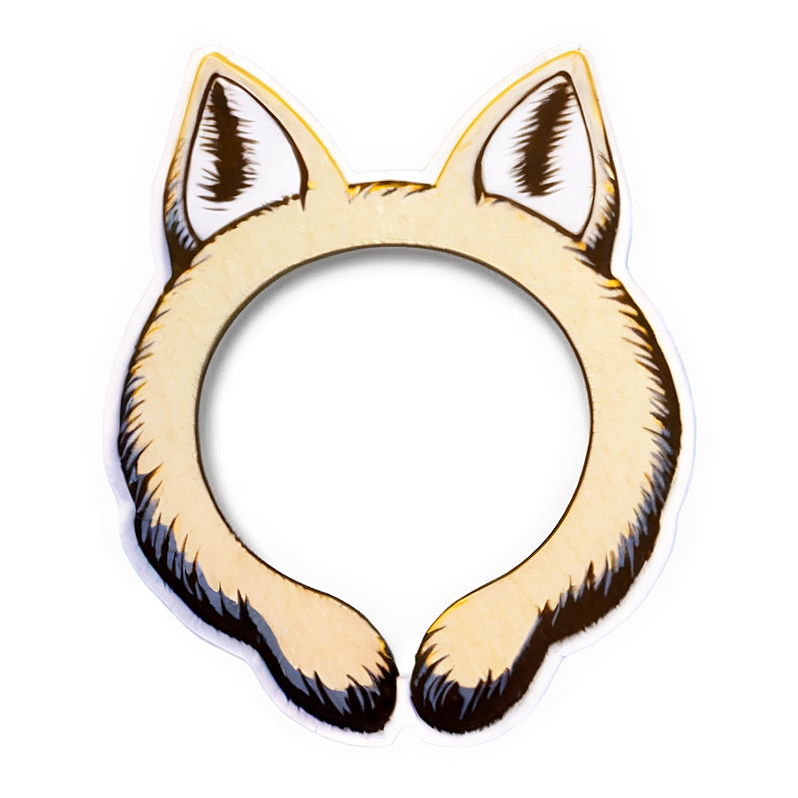 Cat Ear Sticker Png Gxv