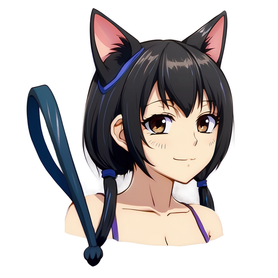 Cat Ears Anime Character Png 05042024
