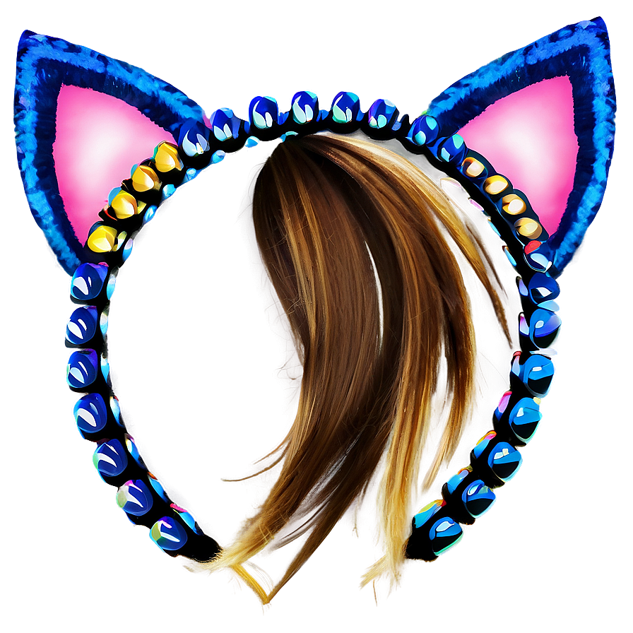 Cat Ears Hair Accessory Png Enm75