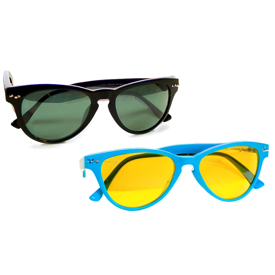 Cat Eye Sunglasses Retro Png Smm34