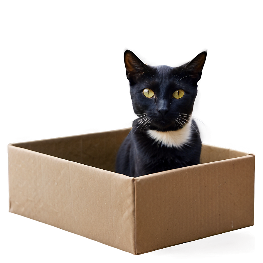 Cat In Box Png Kbk3