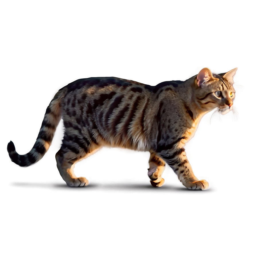 Cat On The Prowl Png A