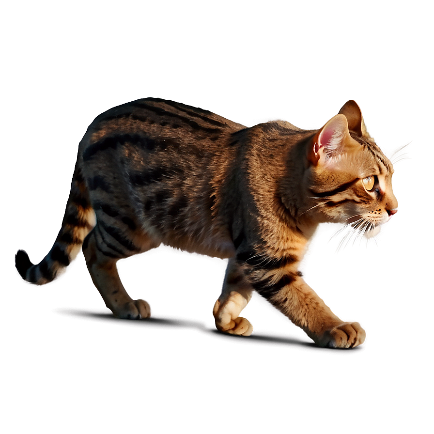 Cat On The Prowl Png C