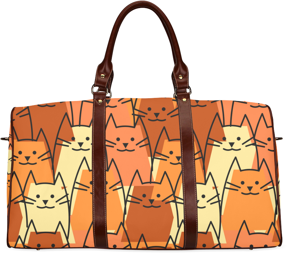 Cat Pattern Travel Bag