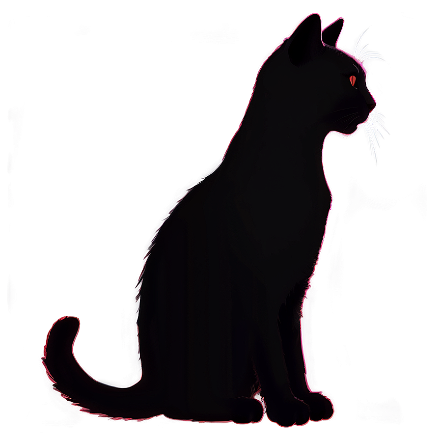 Cat Silhouette Profile Png C