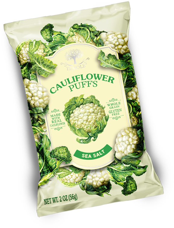 Cauliflower Puffs Snack Packaging