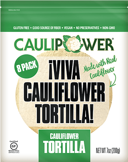 Cauliflower Tortilla Packaging