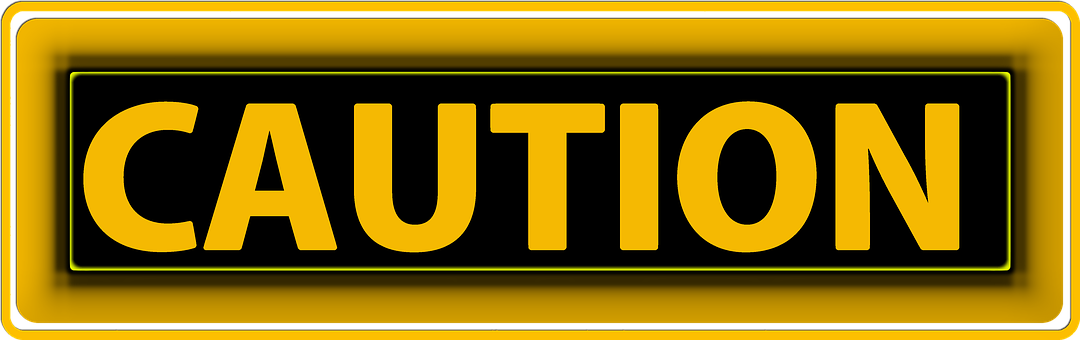 Caution Sign Banner