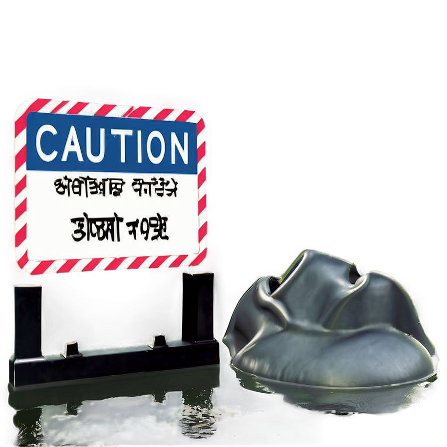 Caution Sign Png Mat