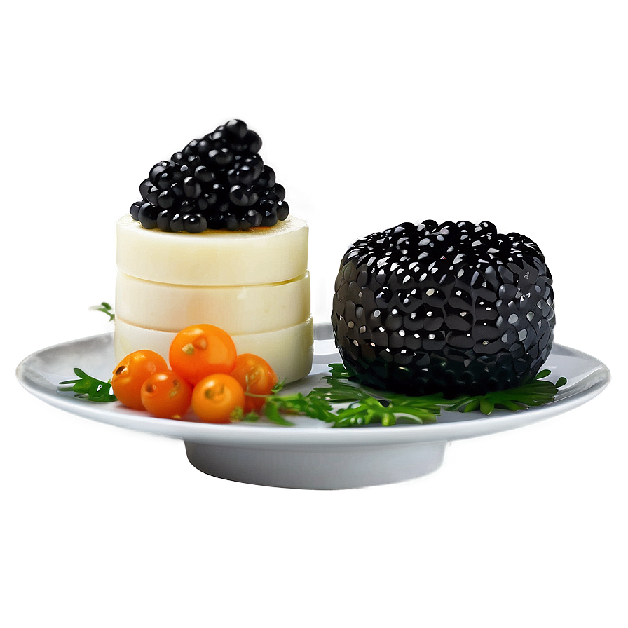 Caviar Appetizer Presentation Png Edf2