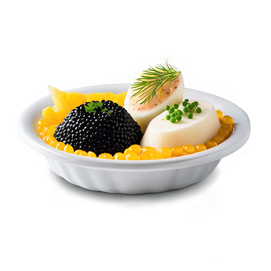 Caviar Appetizer Presentation Png Hyr