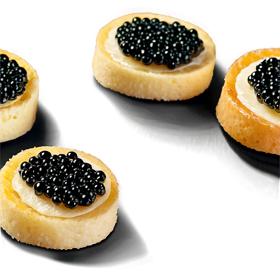 Caviar Canapé Png 06252024