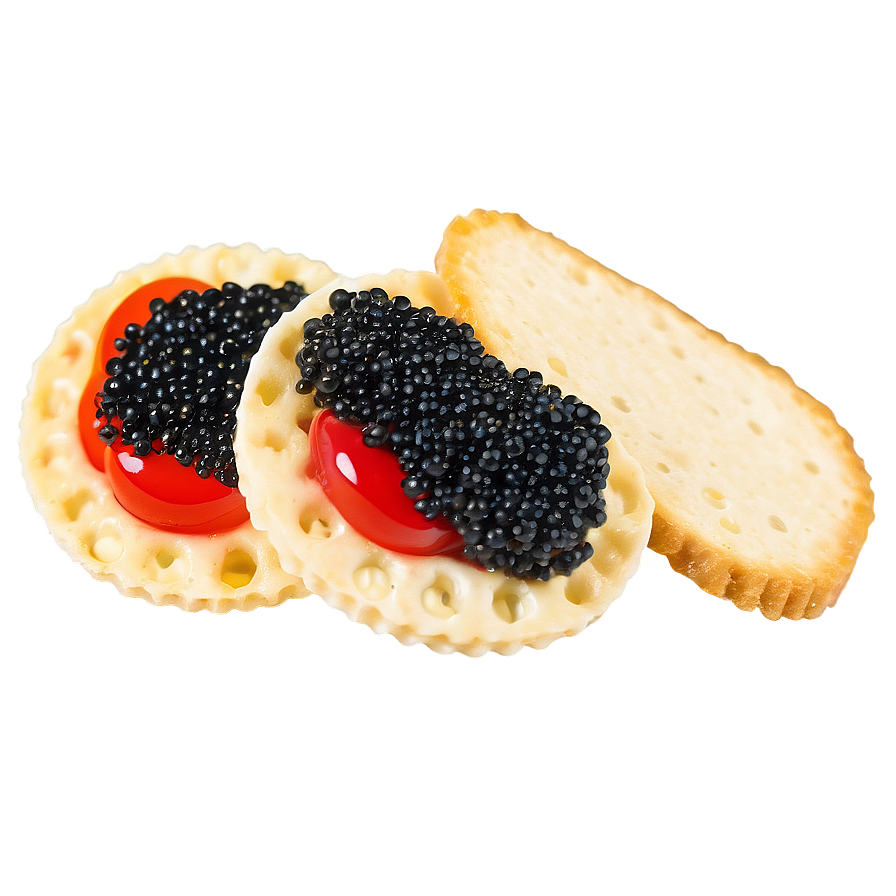 Caviar On Cracker Png Sic