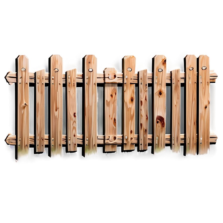 Cedar Wood Fence Png Kmn69