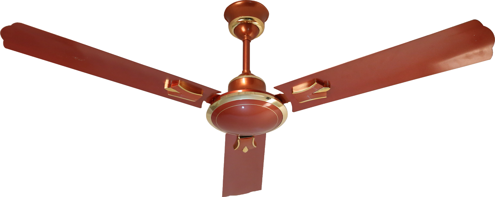 Ceiling Fan Redand Gold