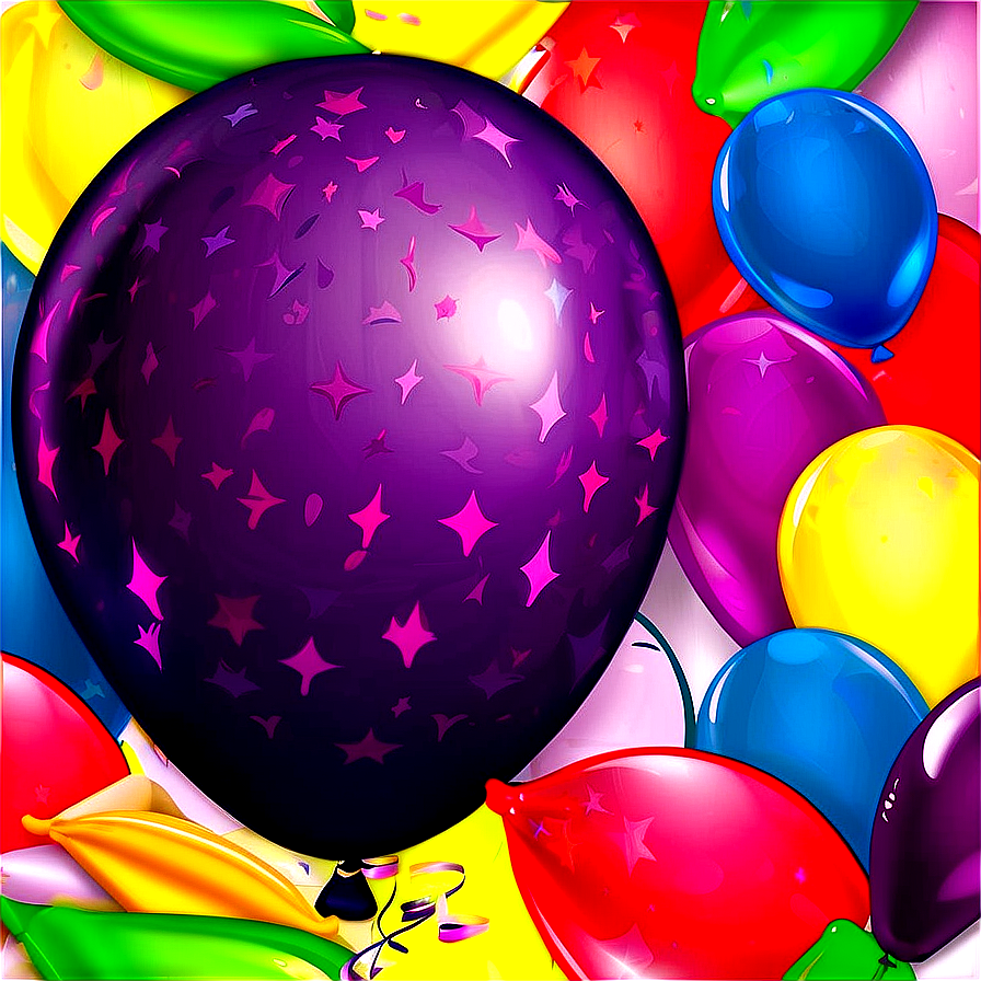 Celebration Balloons Png 05212024