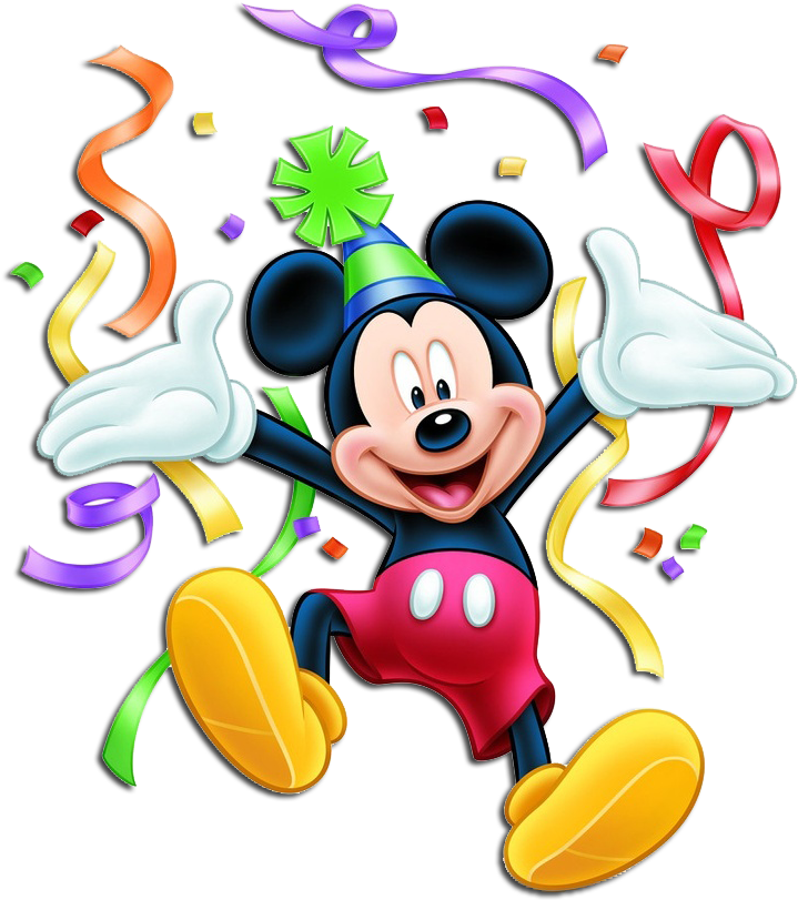 Celebratory Mickey Mouse Confetti