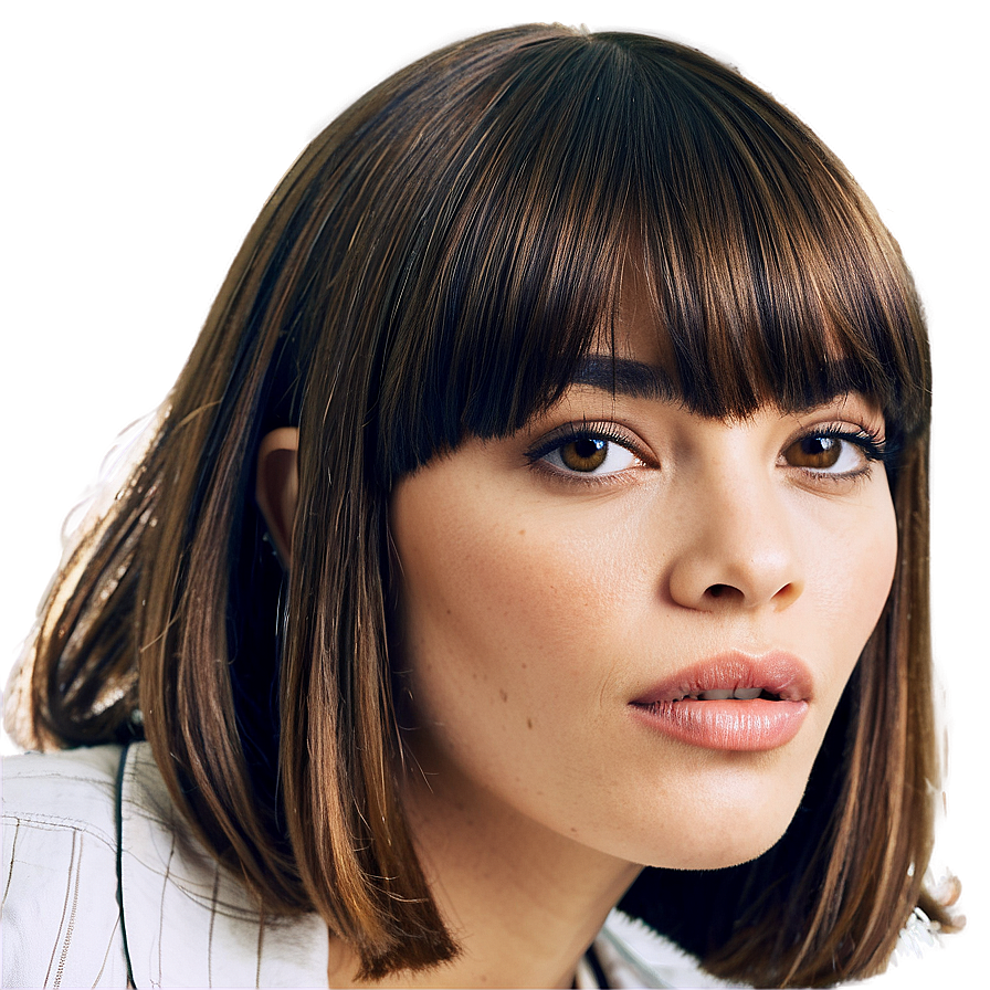 Celebrity Bangs Ideas Png Hto