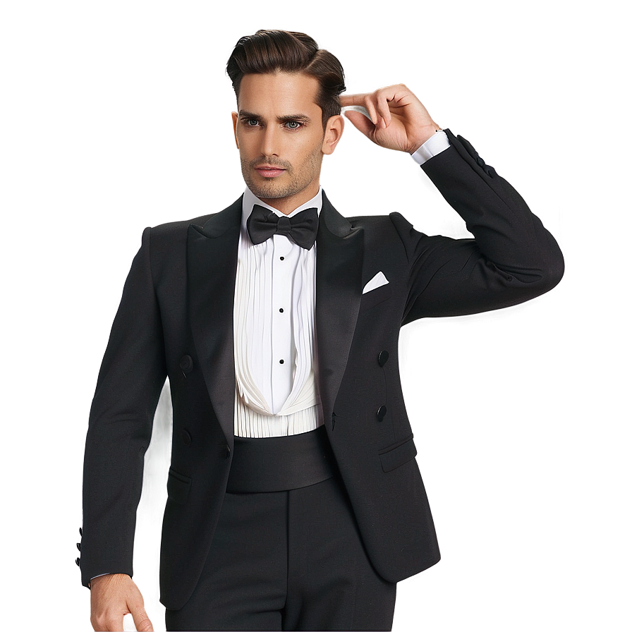 Celebrity Style Tuxedo Png 05242024