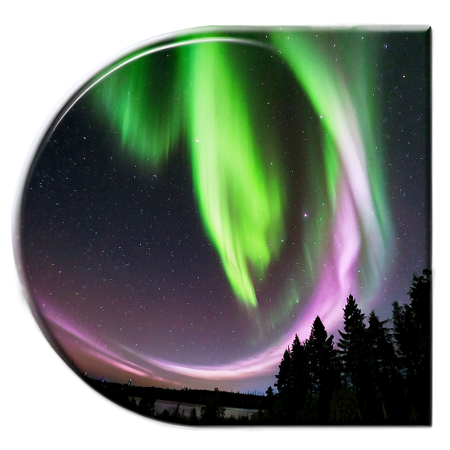 Celestial Aurora Boreal Display Png Qtm