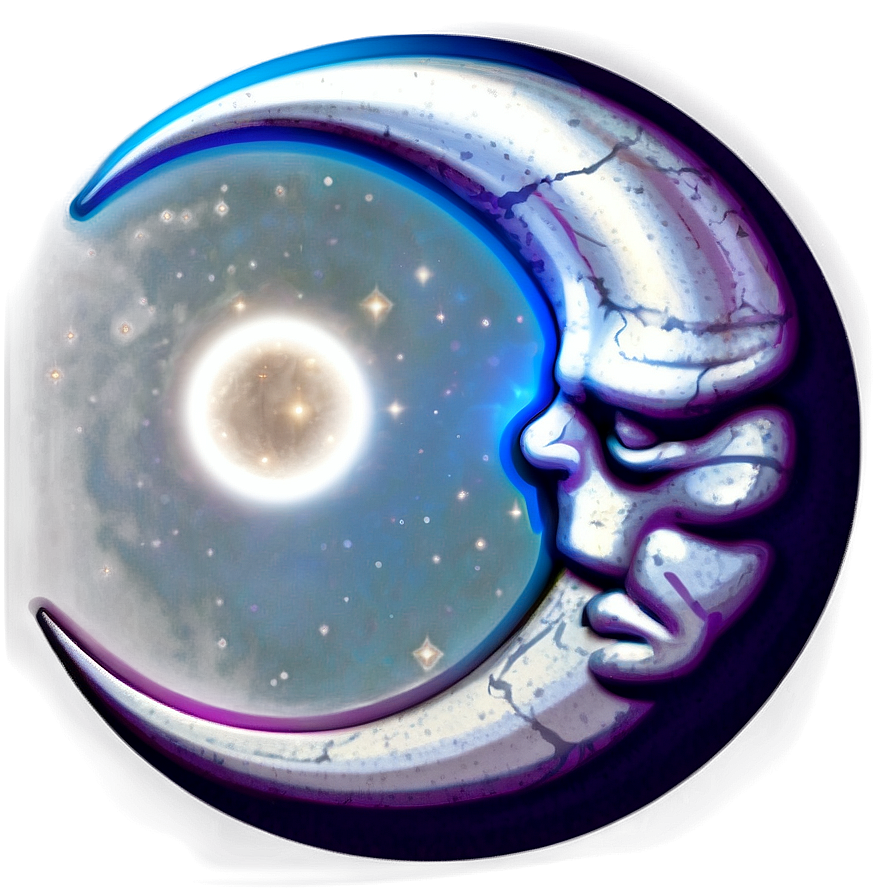 Celestial Crescent Artwork Png 06252024