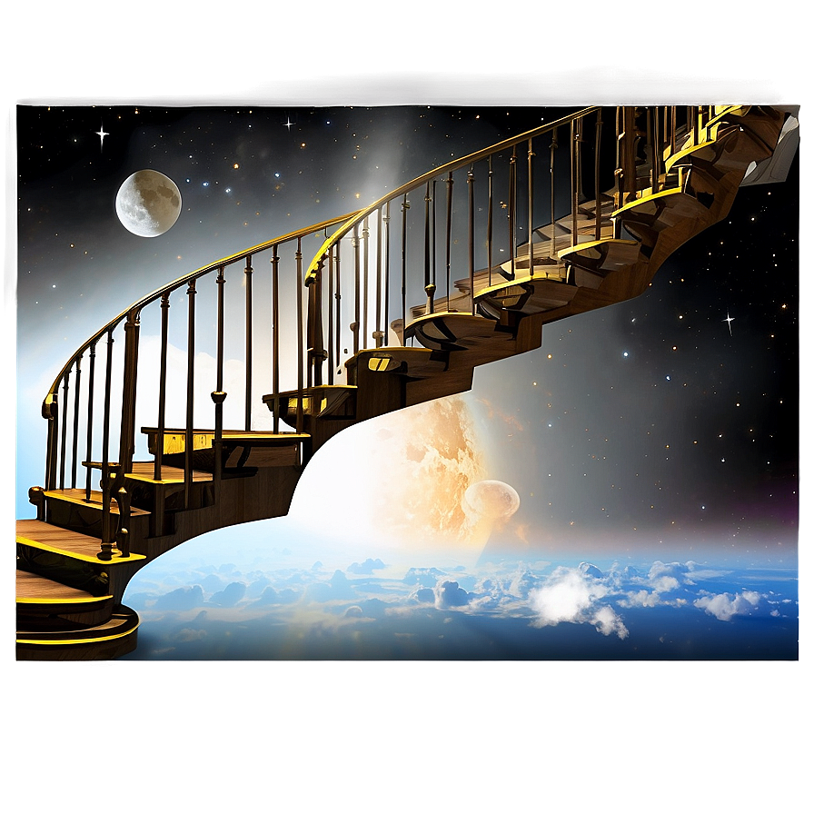 Celestial Staircase Graphic Png Yxu33