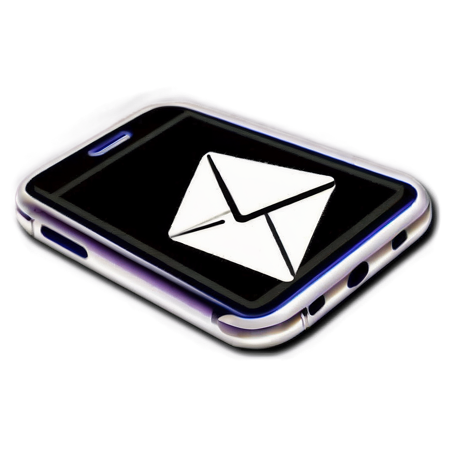 Cellphone With Email Icon Png Top