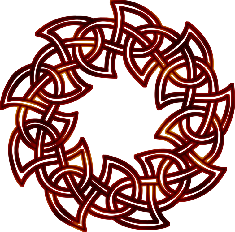 Celtic Knotwork Circle Design