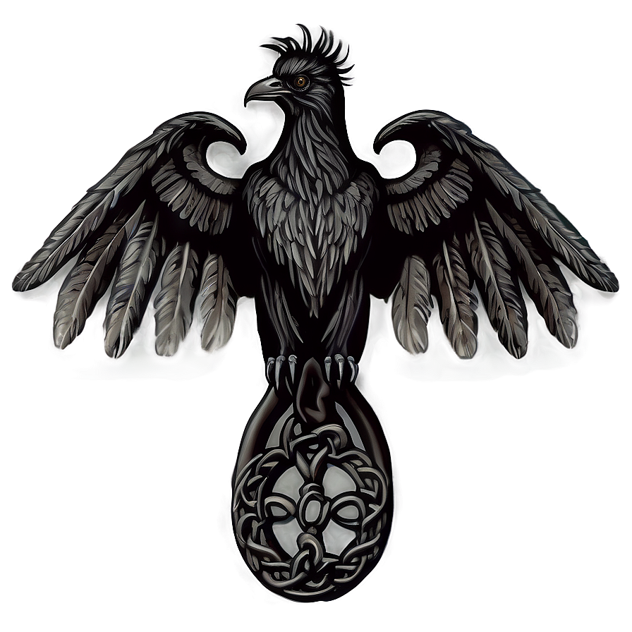 Celtic Raven Symbol Png 06122024