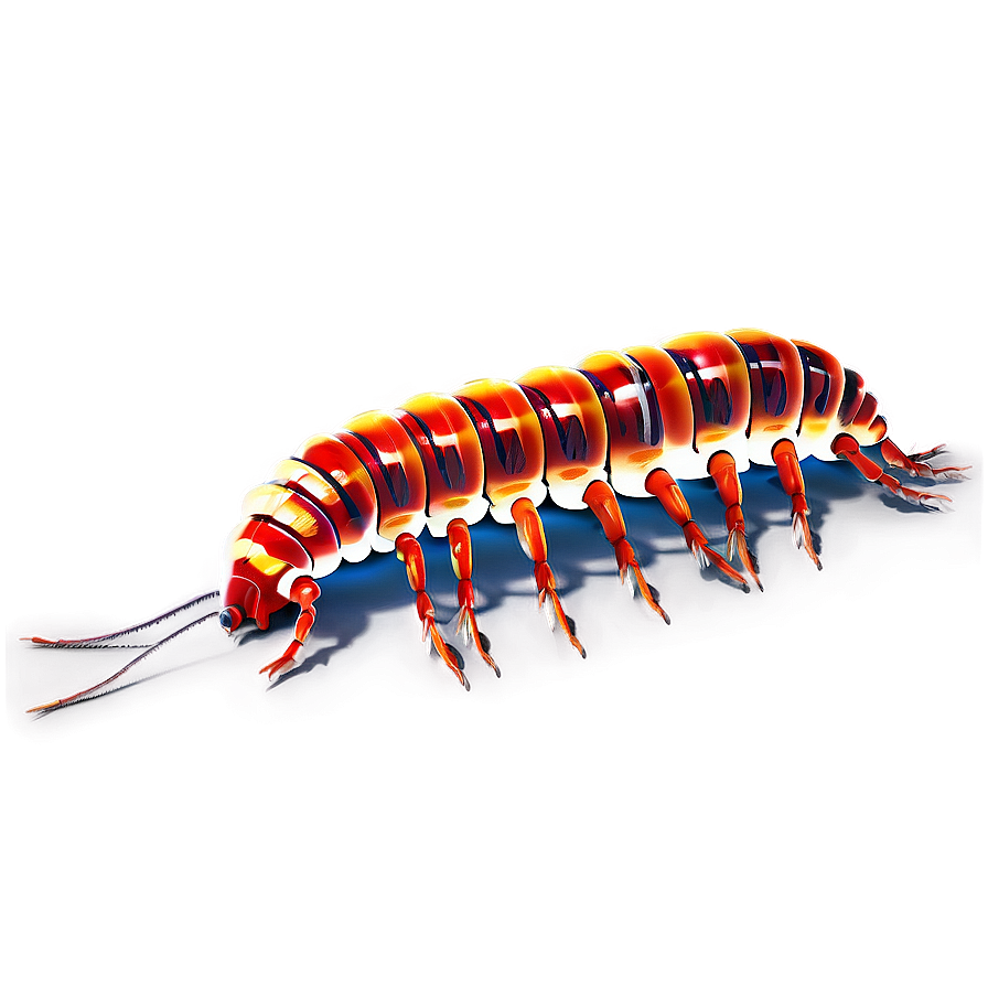 Centipede Anatomy Close-up Png Skm76