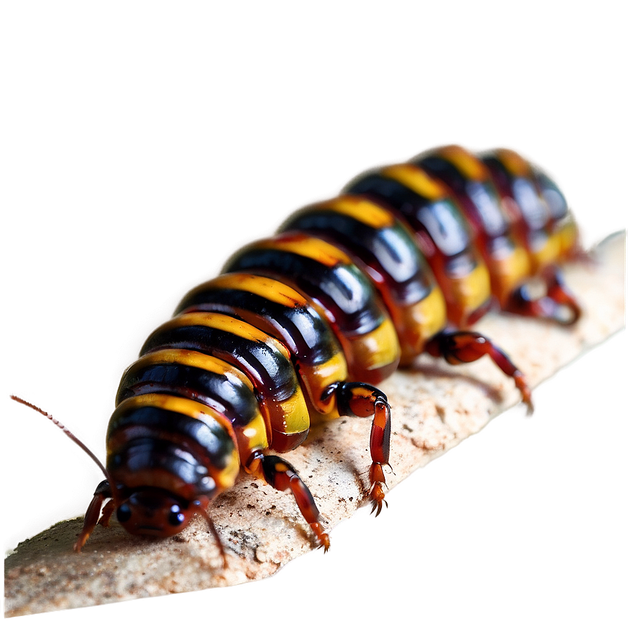 Centipede In Natural Habitat Png 5