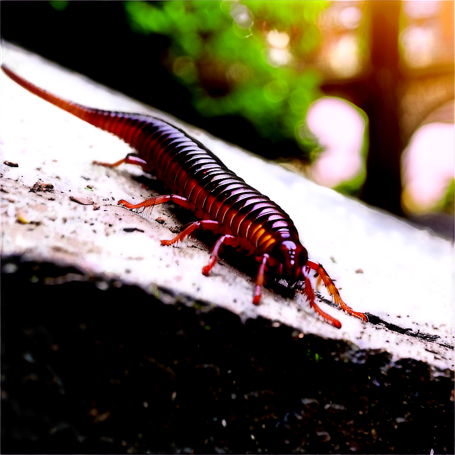 Centipede In Urban Environment Png Skq96